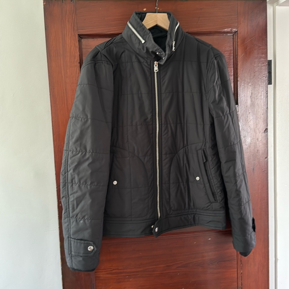 Men’s S Banana Republic blicblic Quilted Jacket with Chrome Features
